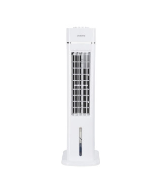 OCEANIC Ventilateur colonne OCEANIC - 70W - Hauteur 76.5 cm - 3,5L - 3 vitesses - Oscillant - Blanc