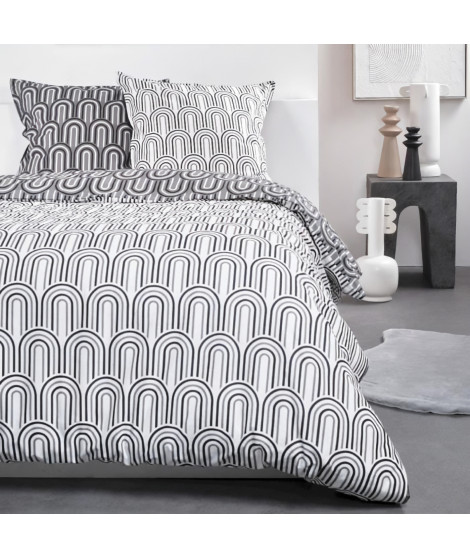 Parure de lit - TODAY - Sunshine - 116495 - 2 personnes - 220x240 cm - Coton - Imprimé 9.53