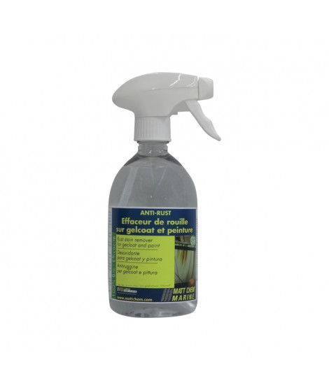 MATT CHEM Nettoyant Effaceur de Rouille Sur Gelcoat et Peinture 500Ml