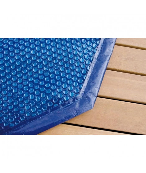 UBBINK Bâche a bulles bordée pour piscine 300x490 - Bleu