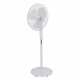 OCEANIC Ventilateur de pied - 45 W - Ø 44 cm - 3 vitesses - Oscillant - Inclinable - Blanc