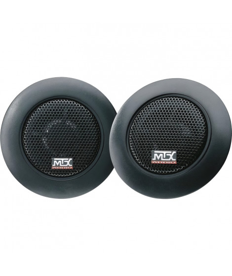 Tweeters néodyme - MTX AUDIO - TX225T - Ø25mm 4O 65W RMS 450W Peak dôme soie filtres passifs inclus