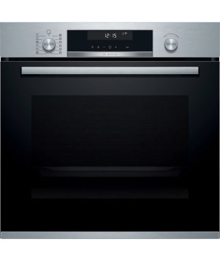 Four multifonction Pyrolyse - BOSCH SER6 - HBA5785S6  Inox - Vol four: 71l - 9 unité modes de cuisson - H595xL594xP548mm