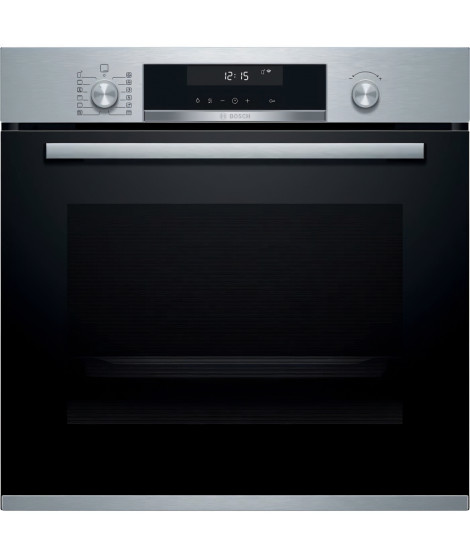 Four multifonction Pyrolyse - BOSCH SER6 - HBA5785S6  Inox - Vol four: 71l - 9 unité modes de cuisson - H595xL594xP548mm