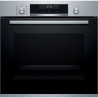 Four multifonction Pyrolyse - BOSCH SER6 - HBA5785S6  Inox - Vol four: 71l - 9 unité modes de cuisson - H595xL594xP548mm