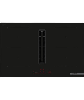 Table induction Aspirante - BOSCH SER6 - PVQ811H26E Noir - 4-foyers - Home Connect - L802xP522 mm