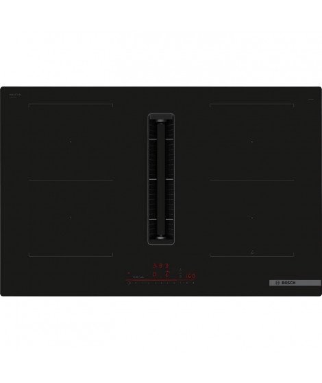 Table induction Aspirante - BOSCH SER6 - PVQ811H26E Noir - 4-foyers - Home Connect - L802xP522 mm