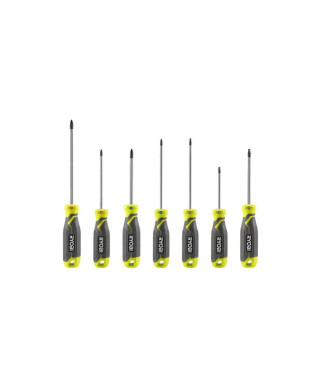 Jeu de 7 tournevis magnétiques RYOBI - RHSDS7PC