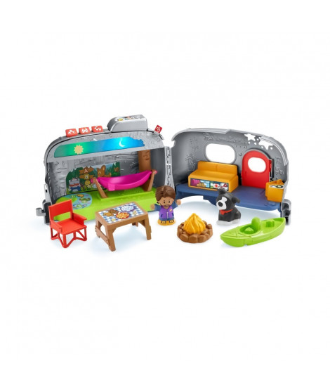 Fisher-Price - Little People - Caravane D'Apprentissage Lumineuse - Jouet D'Éveil - 12 Mois Et + HJN40