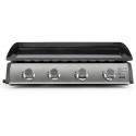 Plancha a gaz - LIVOO - DOC297 - 4 bruleurs - Gris