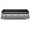 Plancha a gaz - LIVOO - DOC297 - 4 bruleurs - Gris