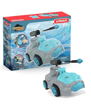 SCHLEICH -  42669   ELDRADOR CREATURES Crashmobile de Glace avec Mini Creature - Coffret voiture avec figurine fantastique