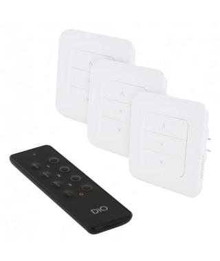 Kit 3 interrupteurs volet et télécommande - DIO CONNECT - REV-KIT-04