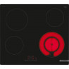 Table vitro 60cm BOSCH - PKF611BB8E - Commande a l'avant - Sans cadre - Zone double - Noir