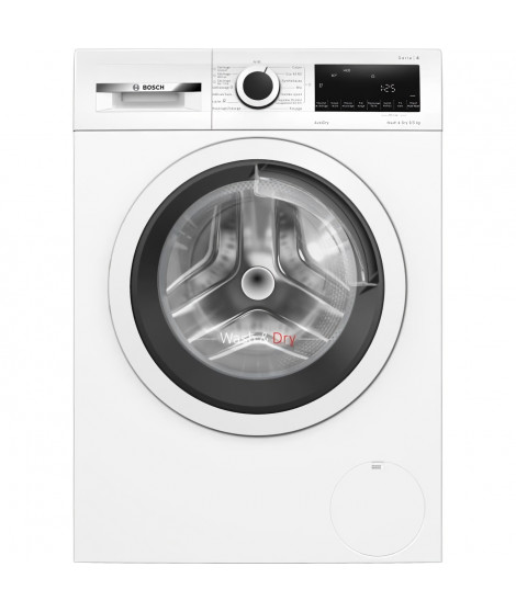 Lave-linge séchant BOSCH WNA144V0FR SER4 - 9 / 5 kg - Induction - L60cm - 1400 trs/min - Blanc