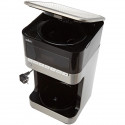 Cafetiere filtre Braun KF7125BK - Corps noir et métal - 12 tasses - Programmable - Verseuse isotherme