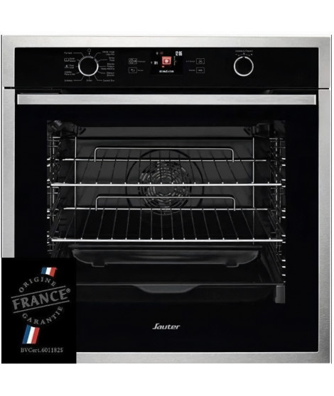 Four encastrable - SAUTER SOP5764X - Pyrolyse - Chaleur Pulsée - Cuisson automatique EasyCook