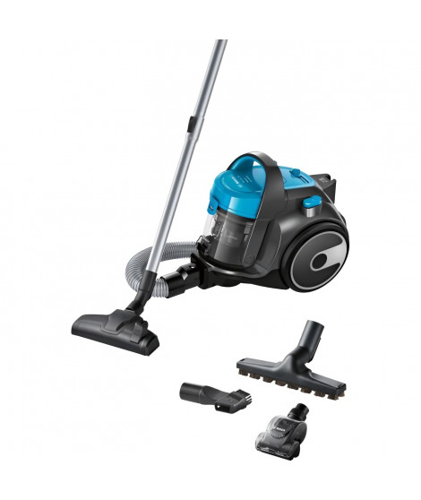 BOSCH BGS05X240 - Aspirateur sans sac - 700 W - Compact et Ultra performant - Accessoire Spécial Poils et Haute performance