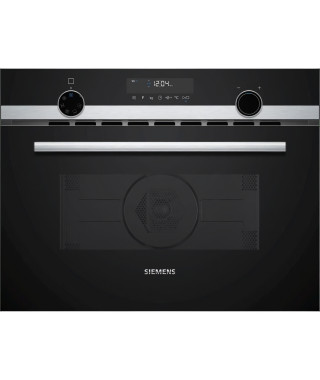 SIEMENS - CM585AGS0 Four micro-ondes intégrable compact - Fonction micro-ondes - 44L - Inox