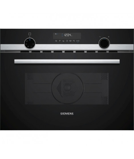 SIEMENS - CM585AGS0 Four micro-ondes intégrable compact - Fonction micro-ondes - 44L - Inox