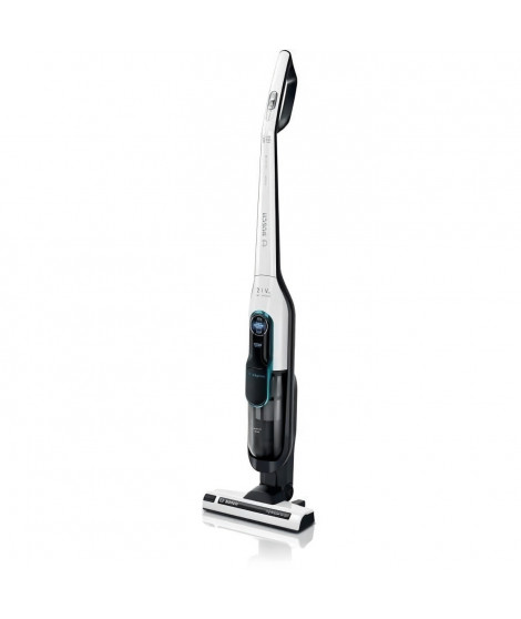 BOSCH BCH86HYG2 - Athlet - aspirateur balai rechargeable-  Série 6 blanc - 60 mn d'autonomie - bac 900 ml - 2 vitesses et turbo