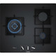 BOSCH PPC6A6B10 Plaque de cuisson gaz - 3 foyers - 8000 W - L 59 x P 52 cm - Revetement verre - Noir