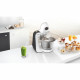 Robot pâtissier BOSCH Kitchen Machine MUM - Gris - 1000W - Mouvement planétaire 3D - Accessoires inclus