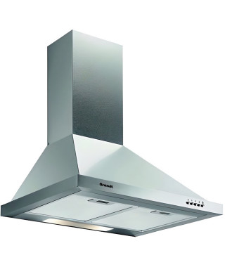 Hotte décorative murale BRANDT AD1006X L 60 cm - Acier inoxydable