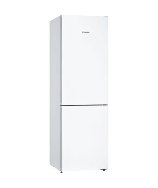 BOSCH - Réfrigérateur combiné pose-libre SER4 Blanc - Vol.total: 326l - réfrigérateur: 237l - congélateur: 89l - Full no frost