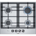 Table de cuisson a gaz BOSCH PCP6A5B90 - 4 brûleurs - FlameSelect - Acier Inox