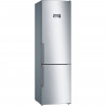 Réfrigérateur combiné pose-libre BOSCH - SER4 - Inox look - Vol.total: 368L - No Frost