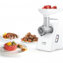 Hachoir a viande - BOSCH MFW3520W - 500W - Blanc - Capacité 1.8 kg/min - Kit a saucisses et kit a kebbés inclus