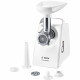 Hachoir a viande - BOSCH MFW3520W - 500W - Blanc - Capacité 1.8 kg/min - Kit a saucisses et kit a kebbés inclus