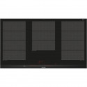 SIEMENS EX975LXC1F Plaque de cuisson induction - 5 zones - 11100 W max - L 91,2 x P 52 cm - Revetement verre - Noir - Profil …