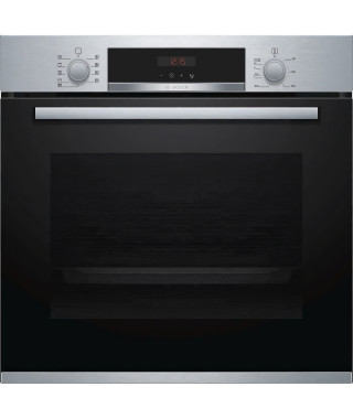 Four Pyrolyse - BOSCH HBA573BR0 - Acier inoxydable - 71L - Air pulsé 3D+ - AutoPilot10
