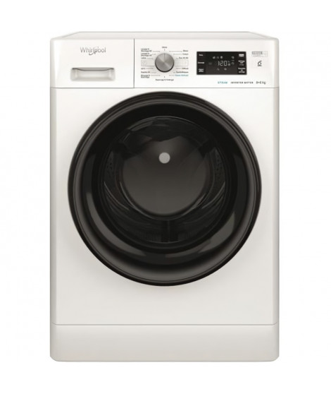 Lave-linge séchant WHIRLPOOL PFFWDB864349BVFR Freshcare - 8 / 6 kg - Induction - 1400 trs/min - Blanc