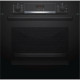 Four électrique encastrable BOSCH HBA573BA0 - Air pulsé 3D+ - 71L - Pyrolyse - A - Noir