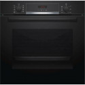 Four électrique encastrable BOSCH HBA573BA0 - Air pulsé 3D+ - 71L - Pyrolyse - A - Noir