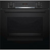 Four électrique encastrable BOSCH HBA573BA0 - Air pulsé 3D+ - 71L - Pyrolyse - A - Noir