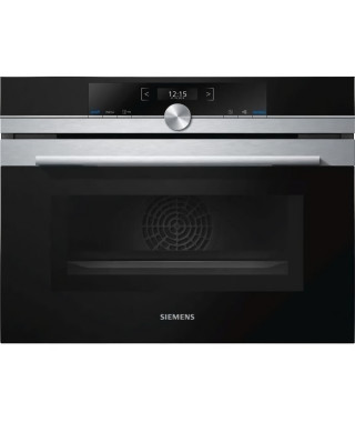 SIEMENS CM633GBS1 - Four encastrable fonction micro ondes - 45 L - 6 modes de cuisson - Inox