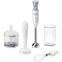 Mixeur plongeant - BOSCH - MSM66155 - Blanc / gris - Puissance : 600 Watt - Mixer puissant: 11200 t/mn
