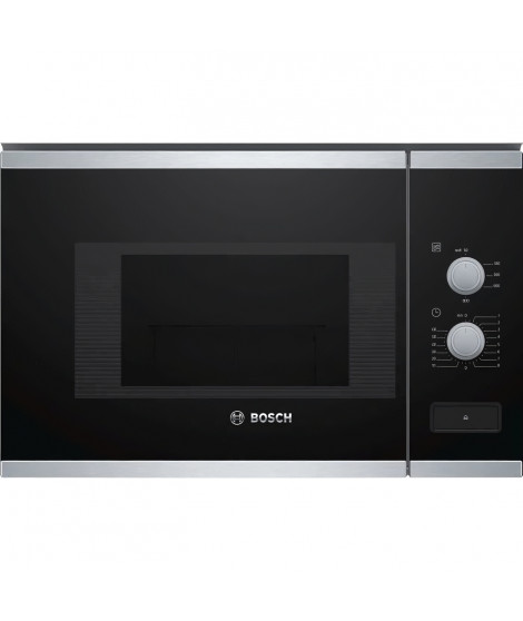Micro-ondes Pose libre BOSCH BFL520MS0 - Monofonction - Inox - 20 L - 800 W