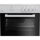 Cuisiniere - BEKO - FSG62010FW - 60 cm - 4 Gaz - 73L - Sécurité thermocouple - Blanc
