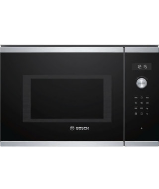 Micro-ondes grill encastrable - BOSCH - BEL554MS0 - Inox - 25 L - 900 W - Grill 1200 W