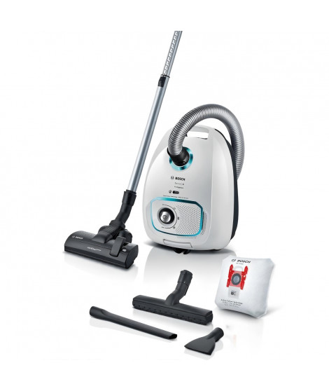 BOSCH BGLS4HYG2 Aspirateur avec sac - Puissance 700 W - Filtre UltraAllergy - Grande capacité 4 l - Rayon d'action 10 m