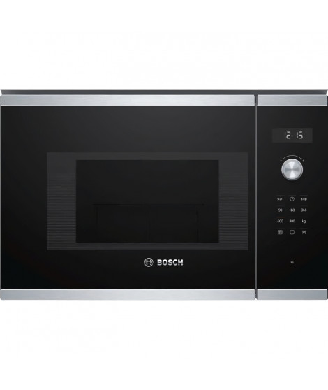 Micro-ondes grill encastrable BOSCH BEL524MS0 inox - 20 L - 800 W - Grill 1000 W