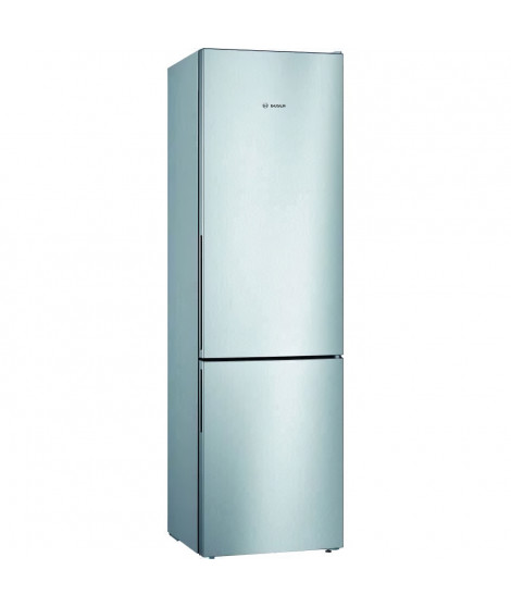 BOSCH KGV39VLEAS - Réfrigérateur congélateur bas - 344L (250+94) - Froid brassé - L 60cm x H 201cm - Inox