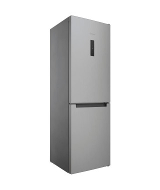 Réfrigérateur congélateur bas Indesit INFC8TT33X  - 2 portes -  335L (231+104) - L 59,6 cm x H 191,2 cm- Inox