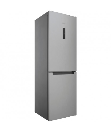 Réfrigérateur congélateur bas Indesit INFC8TT33X  - 2 portes -  335L (231+104) - L 59,6 cm x H 191,2 cm- Inox
