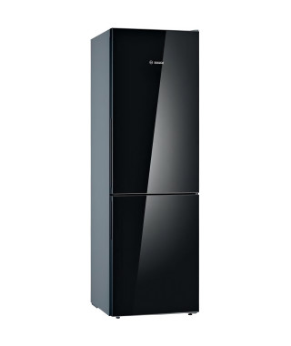 BOSCH KGV36VBEAS - Réfrigérateur combiné - 307 L (213 + 94 L) - Froid low frost - L 60 x H 186 cm - Noir